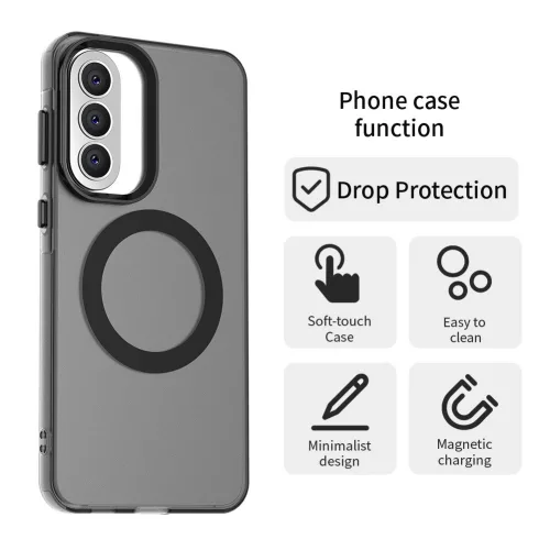 Techsuit - CandyCase MagSafe tok - Samsung Galaxy A37 5G - Fekete