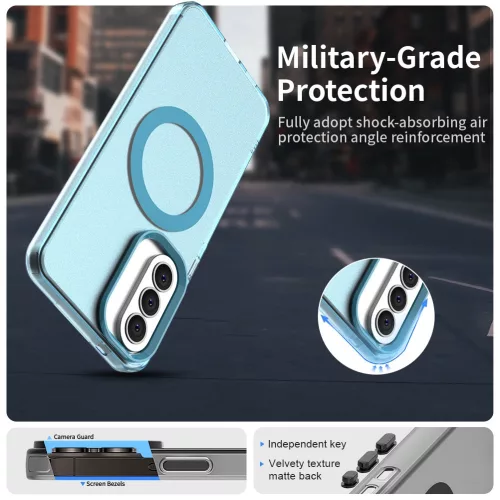 Techsuit - CandyCase MagSafe tok - Samsung Galaxy A37 5G - Kék