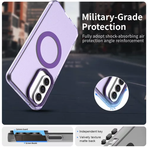Techsuit - CandyCase MagSafe tok - Samsung Galaxy A57 5G - Lila