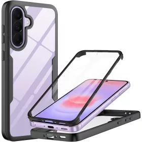   Techsuit - ColorVerse 360 tok kijelzővédővel - Samsung Galaxy A37 5G / A36 5G / A56 5G - Fekete