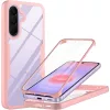 Techsuit - ColorVerse 360 tok kijelzővédővel - Samsung Galaxy A37 5G / A36 5G / A56 5G - Rózsaszín