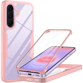   Techsuit - ColorVerse 360 tok kijelzővédővel - Samsung Galaxy A37 5G / A36 5G / A56 5G - Rózsaszín