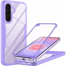   Techsuit - ColorVerse 360 tok kijelzővédővel - Samsung Galaxy A37 5G / A36 5G / A56 5G - Lila