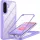 Techsuit - ColorVerse 360 tok kijelzővédővel - Samsung Galaxy A37 5G / A36 5G / A56 5G - Lila