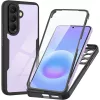 Techsuit - ColorVerse 360 tok kijelzővédővel - Samsung Galaxy A57 5G - Fekete