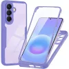 Techsuit - ColorVerse 360 tok kijelzővédővel - Samsung Galaxy A57 5G - Lila