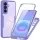Techsuit - ColorVerse 360 tok kijelzővédővel - Samsung Galaxy A57 5G - Lila