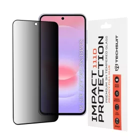   Techsuit - 111D Privacy betekintésgátló üvegfólia - Samsung Galaxy A37 5G - Fekete