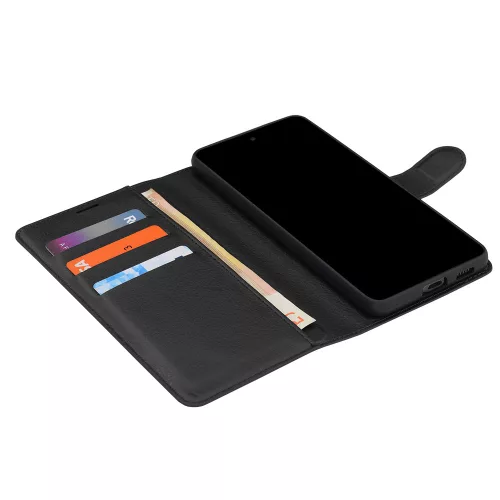Techsuit - Leather Folio - Samsung Galaxy A27 5G - Black