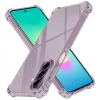 Techsuit - Shockproof Átlátszó Ütésálló Szilikon tok - Samsung Galaxy A27 5G - Átlátszó fekete