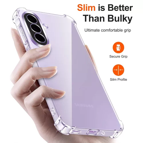 Techsuit - Shockproof Átlátszó Ütésálló Szilikon tok - Samsung Galaxy A27 5G - Átlátszó