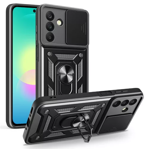 Techsuit - CamShield ütésálló tok - Samsung Galaxy A27 5G - Fekete