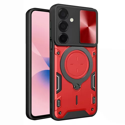 Techsuit - CamGuard Pro ütésálló tok - Samsung Galaxy A27 5G - Red