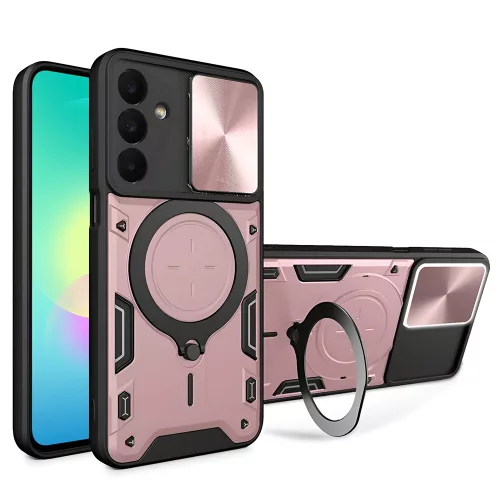 Techsuit - CamGuard Pro tok ütésálló tok - Samsung Galaxy A27 5G - Rosegold