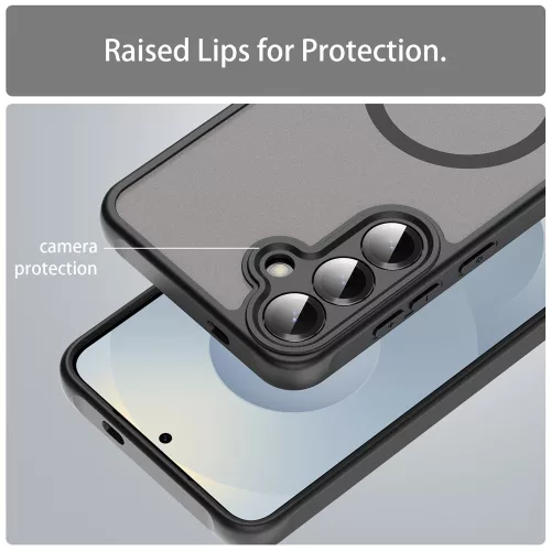 Techsuit - HaloFrost II MagSafe tok - Samsung Galaxy A27 5G - Fekete