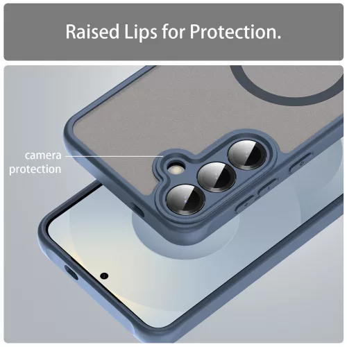 Techsuit - HaloFrost II MagSafe tok - Samsung Galaxy A27 5G - Sötétkék