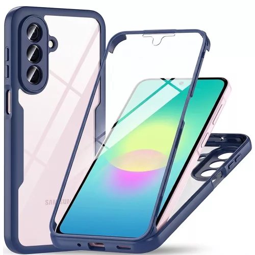 Techsuit - ColorVerse 360 tok kijelzővédővel - Samsung Galaxy A27 5G - Kék