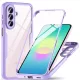 Techsuit - ColorVerse 360 tok kijelzővédővel - Samsung Galaxy A27 5G - Lila