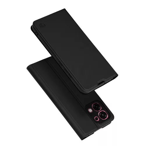 Techsuit - Magskin Book kinyitható tok - Oppo A6 Pro 4G / A6 Pro 5G - Fekete
