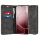 Techsuit - Confy Cover kinyitható tok - Oppo A6 Pro 4G / A6 Pro 5G - Fekete