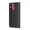 Techsuit - Leather Folio kinyitható tok - Oppo A6 Pro 4G / A6 Pro 5G - Fekete