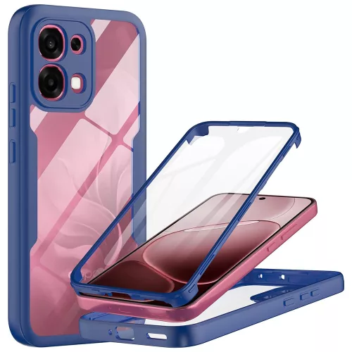 Techsuit - ColorVerse 360 tok kijelzővédővel - Oppo A6 Pro 4G / A6 Pro 5G - Kék