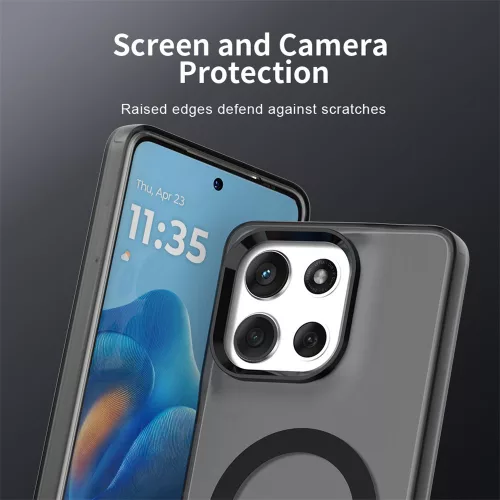 Techsuit - CandyCase MagSafe tok - Motorola Moto G86 - Fekete