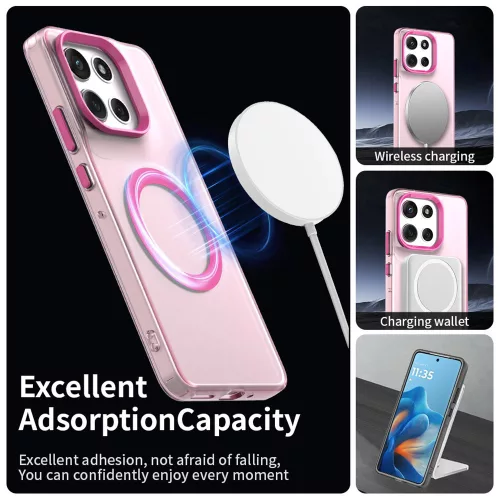 Techsuit - CandyCase MagSafe tok - Motorola Moto G86 - Rózsaszín