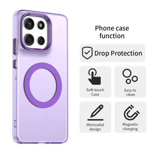 Techsuit - CandyCase MagSafe tok - Motorola Moto G86 - Lila
