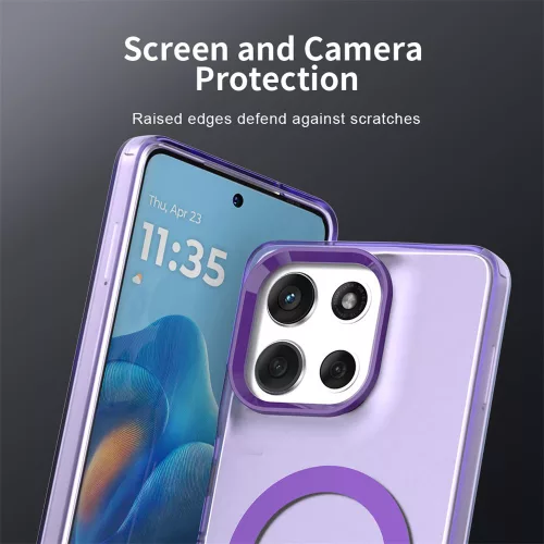 Techsuit - CandyCase MagSafe tok - Motorola Moto G86 - Lila