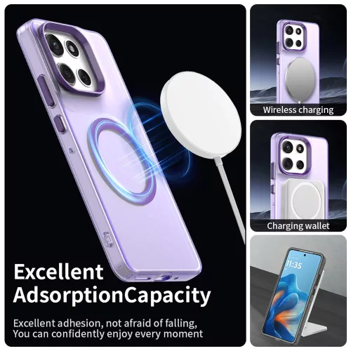 Techsuit - CandyCase MagSafe tok - Motorola Moto G86 - Lila