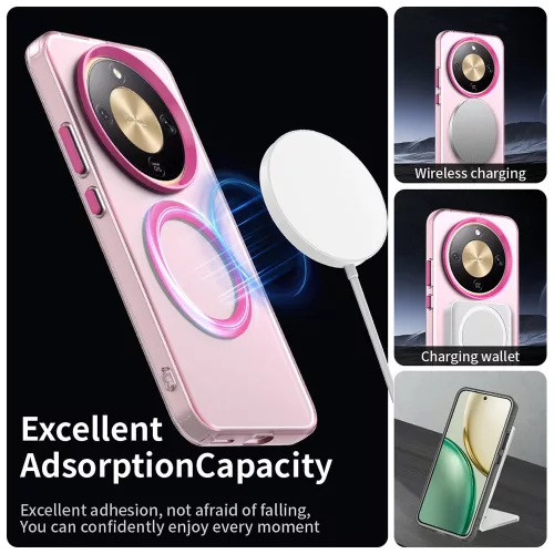 Techsuit - CandyCase MagSafe tok - Honor Magic 8 Lite - Rózsaszín