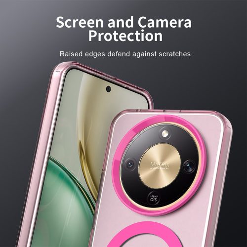 Techsuit - CandyCase MagSafe tok - Honor Magic 8 Lite - Rózsaszín