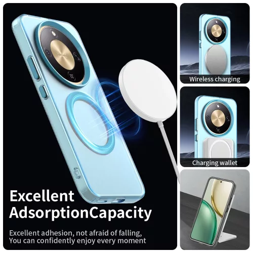 Techsuit - CandyCase MagSafe tok - Honor Magic 8 Lite - Kék