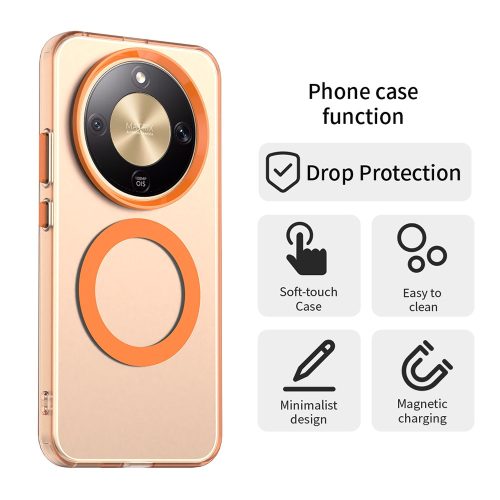 Techsuit - CandyCase MagSafe tok - Honor Magic 8 Lite - Narancssárga