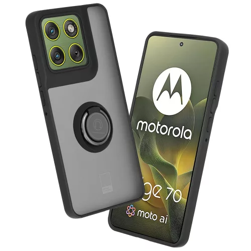 Techsuit - Glinth - Motorola Edge 70 - Fekete