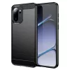 Techsuit - Carbon szilikon tok - OnePlus 15R - Fekete