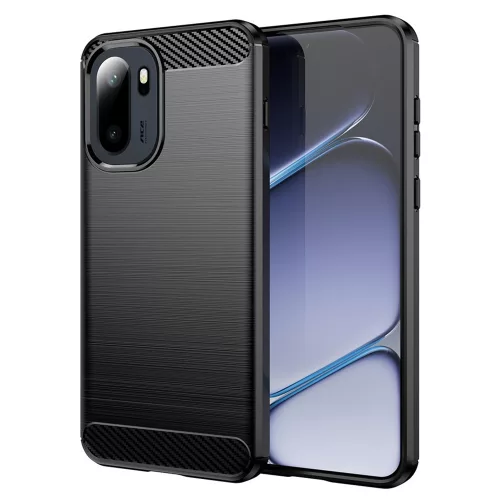 Techsuit - Carbon szilikon tok - OnePlus 15R - Fekete