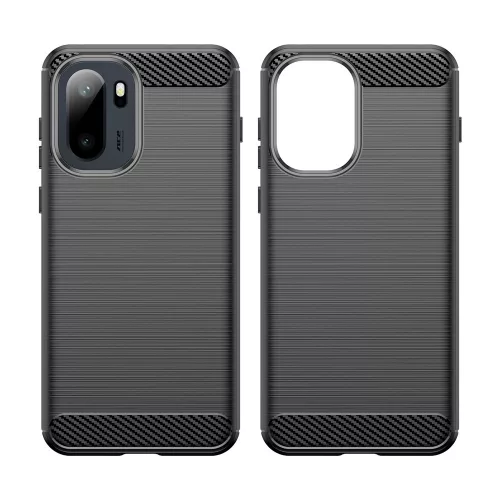 Techsuit - Carbon szilikon tok - OnePlus 15R - Fekete