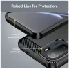 Techsuit - Carbon szilikon tok - OnePlus 15R - Fekete