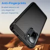 Techsuit - Carbon szilikon tok - OnePlus 15R - Fekete