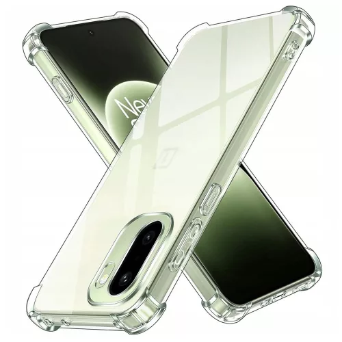 Techsuit - Shockproof Átlátszó Ütésálló Szilikon tok - OnePlus 15R - Átlátszó