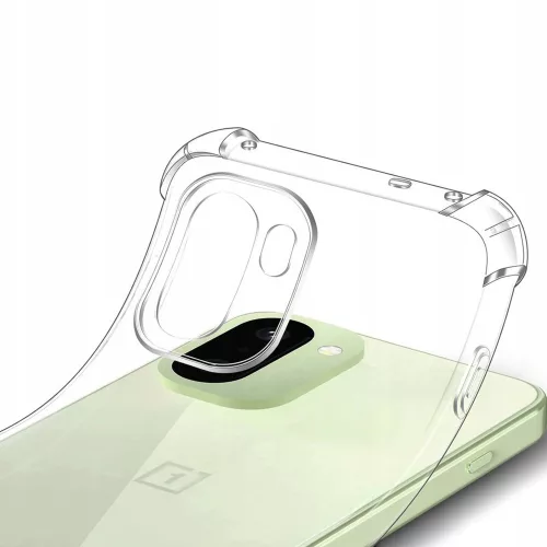 Techsuit - Shockproof Átlátszó Ütésálló Szilikon tok - OnePlus 15R - Átlátszó