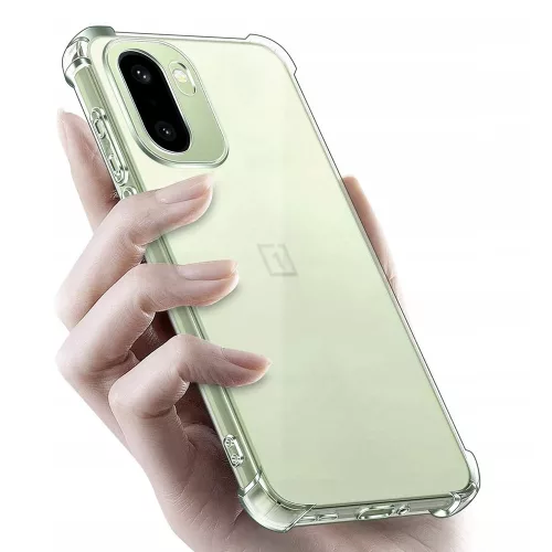 Techsuit - Shockproof Átlátszó Ütésálló Szilikon tok - OnePlus 15R - Átlátszó