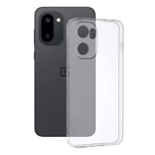 Techsuit - Clear Silicone - OnePlus 15R - Átlátszó tok