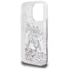 Karl Lagerfeld - Liquid Glitter Choupette Logo (KLHCP16XLCHSCTDT) - iPhone 16 Pro Max - Clear