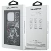 Karl Lagerfeld - Liquid Glitter Choupette Logo MagSafe (KLHCP16XLCHSCTDK) - iPhone 16 Pro Max - Black