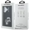 Karl Lagerfeld - IML Aquarelle Karl & Choupette (KLHCP16SHMKCAQK) - iPhone 16 - Black