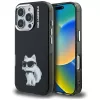 Karl Lagerfeld - IML Aquarelle Choupette Logo (KLHCP16XHMCHAQK) - iPhone 16 Pro Max - Black