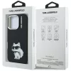 Karl Lagerfeld - IML Aquarelle Choupette Logo (KLHCP16XHMCHAQK) - iPhone 16 Pro Max - Black